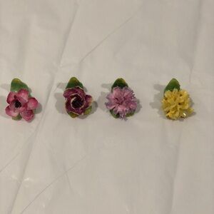 Antique Coalport place card holder